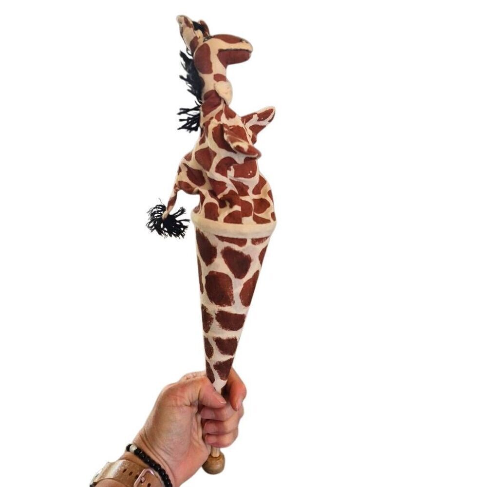 Giraffe 16" Stick Puppet
